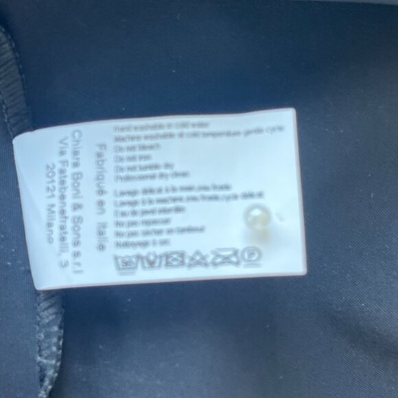 BNWT Chiara Boni La Petite Robe Tremarz Asymmetric Top Size 2 - Picture 13 of 14